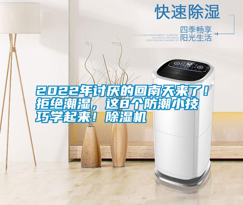 2022年討厭的回南天來了！拒絕潮濕，這8個防潮小技巧學起來！除濕機