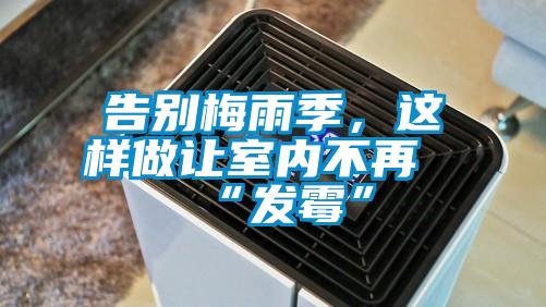 告別梅雨季,這樣做讓室內不再“發霉”