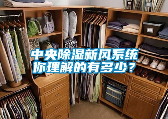 中央除濕新風(fēng)系統(tǒng)你理解的有多少?