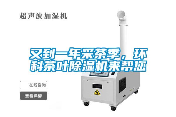 又到一年采茶季,環科茶葉除濕機來幫您