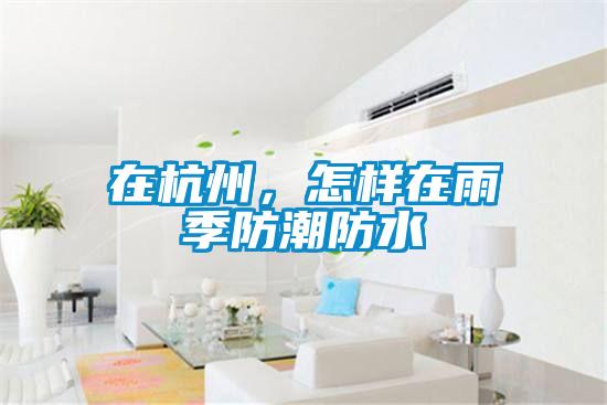在杭州，怎樣在雨季防潮防水