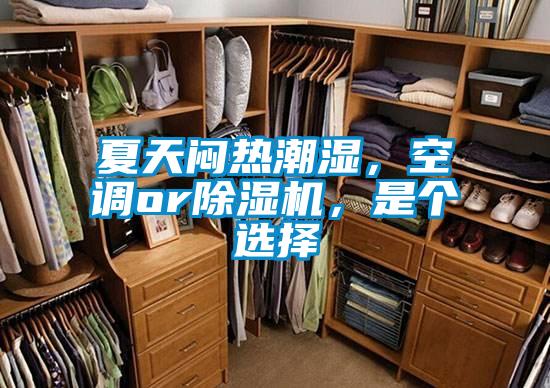 夏天悶熱潮濕，空調or除濕機，是個選擇