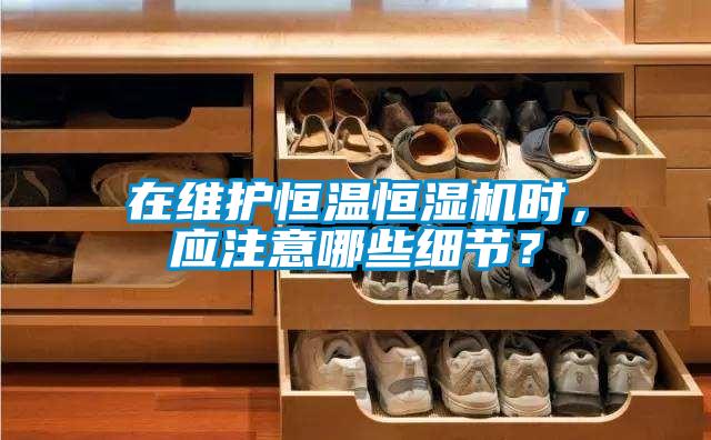 在維護(hù)恒溫恒濕機(jī)時,應(yīng)注意哪些細(xì)節(jié)?