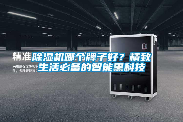 除濕機哪個牌子好？精致生活必備的智能黑科技