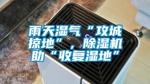 雨天濕氣“攻城掠地”，除濕機助“收復濕地”