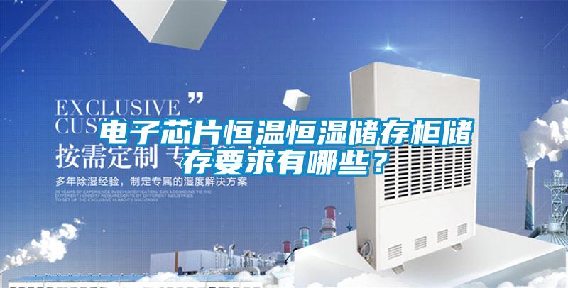 電子芯片恒溫恒濕儲(chǔ)存柜儲(chǔ)存要求有哪些?