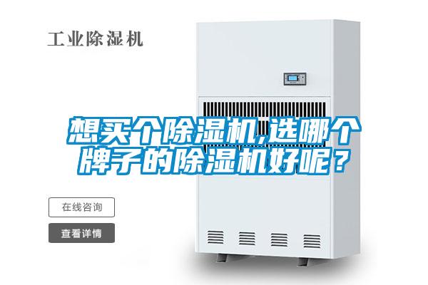 想買個(gè)除濕機(jī),選哪個(gè)牌子的除濕機(jī)好呢？