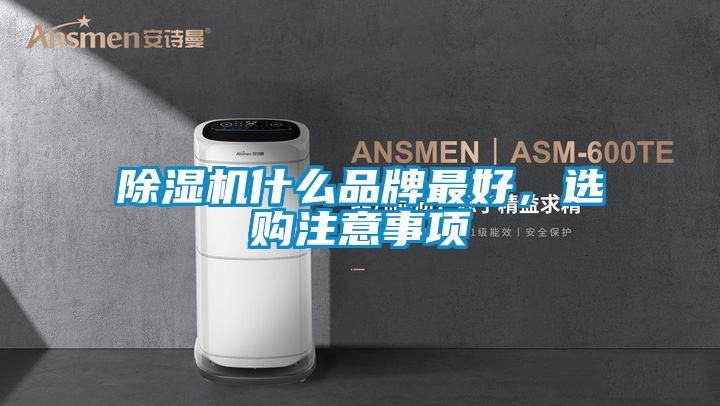除濕機什么品牌最好，選購注意事項