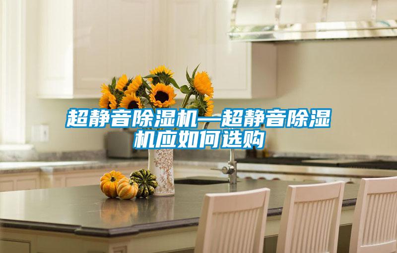 超靜音除濕機(jī)—超靜音除濕機(jī)應(yīng)如何選購