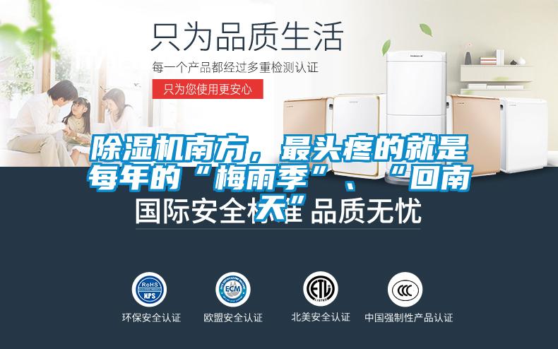 除濕機(jī)南方，最頭疼的就是每年的“梅雨季”、“回南天”