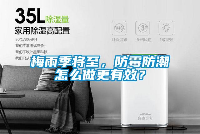 梅雨季將至，防霉防潮怎么做更有效？