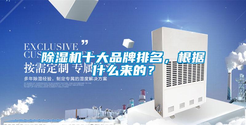 除濕機十大品牌排名，根據什么來的？