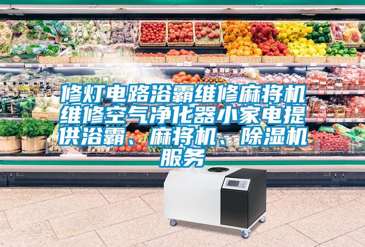 修燈電路浴霸維修麻將機(jī)維修空氣凈化器小家電提供浴霸、麻將機(jī)、除濕機(jī)服務(wù)