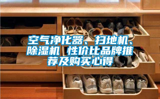 空氣凈化器、掃地機、除濕機 性價比品牌推薦及購買心得