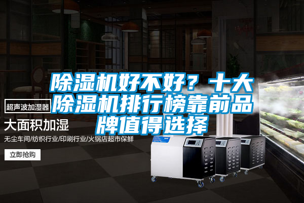 除濕機(jī)好不好?十大除濕機(jī)排行榜靠前品牌值得選擇