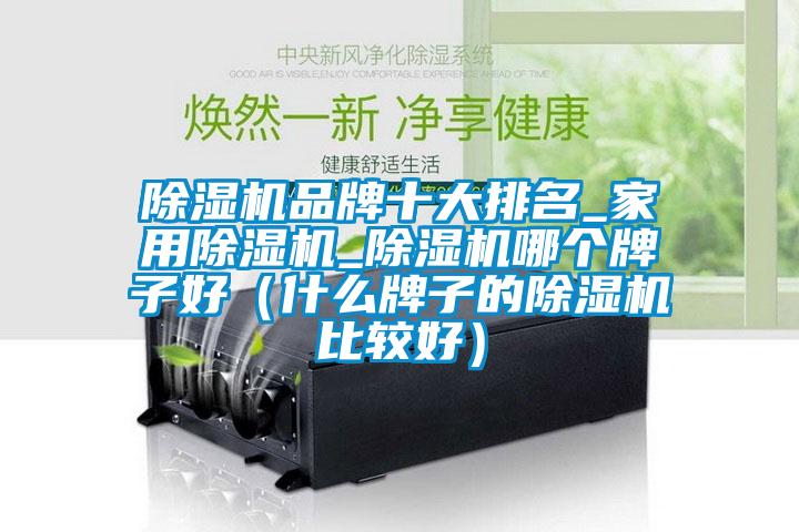 除濕機品牌十大排名_家用除濕機_除濕機哪個牌子好(什么牌子的除濕機比較好)