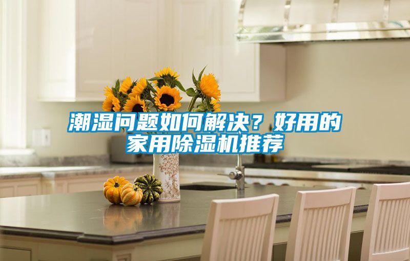 潮濕問題如何解決?好用的家用除濕機推薦