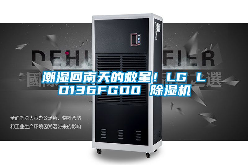 潮濕回南天的救星！LG LD136FGD0 除濕機